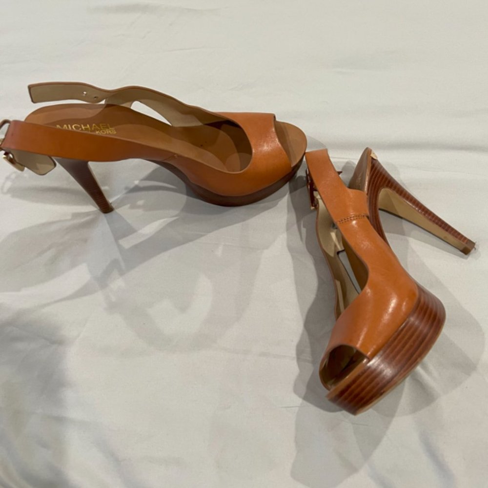 Light Brown Michael Kors Heels